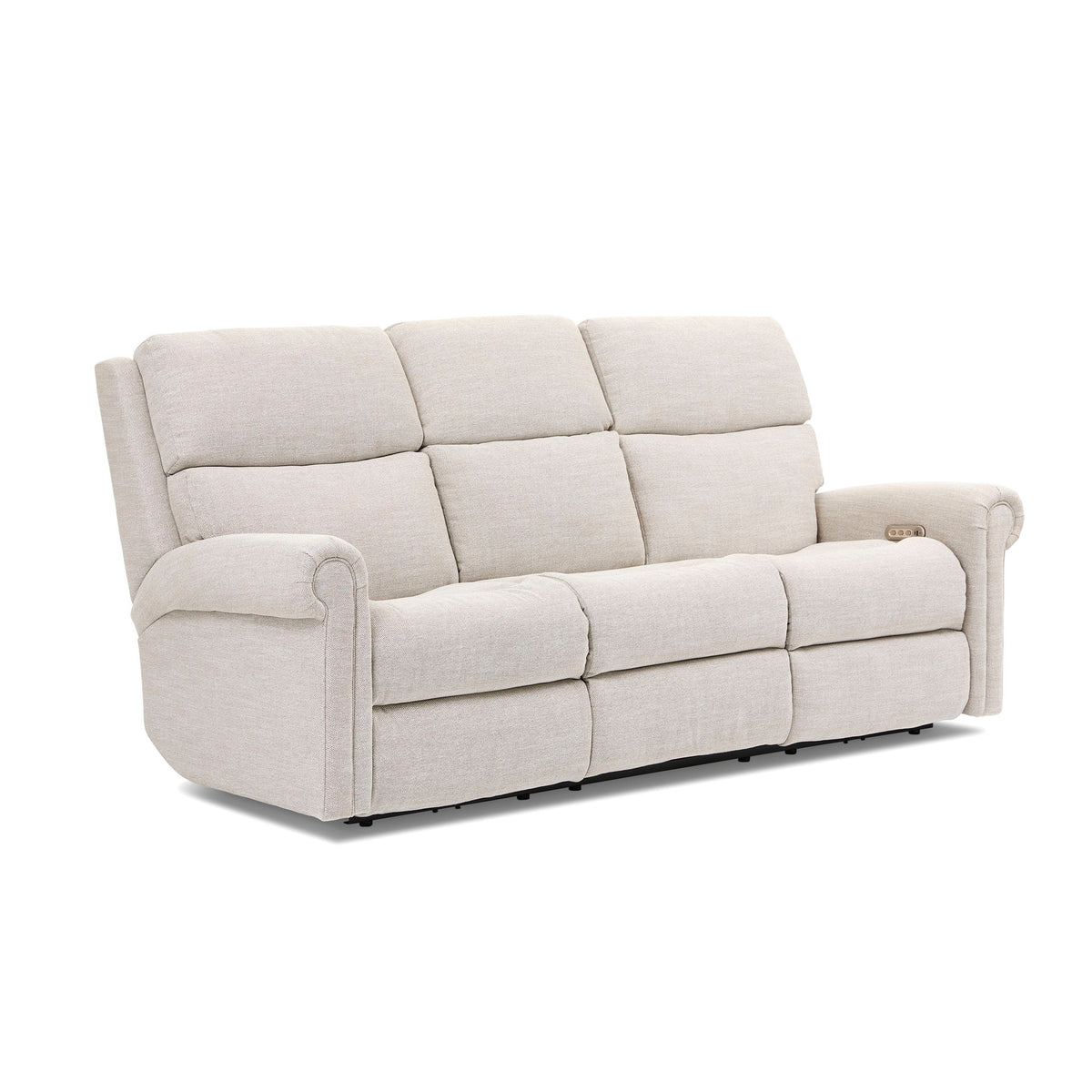 Bernard - Power Reclining Sofa With Console, Power Headrest, & Lumbar