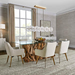 Cirque - 10 Light Chandelier - Brass
