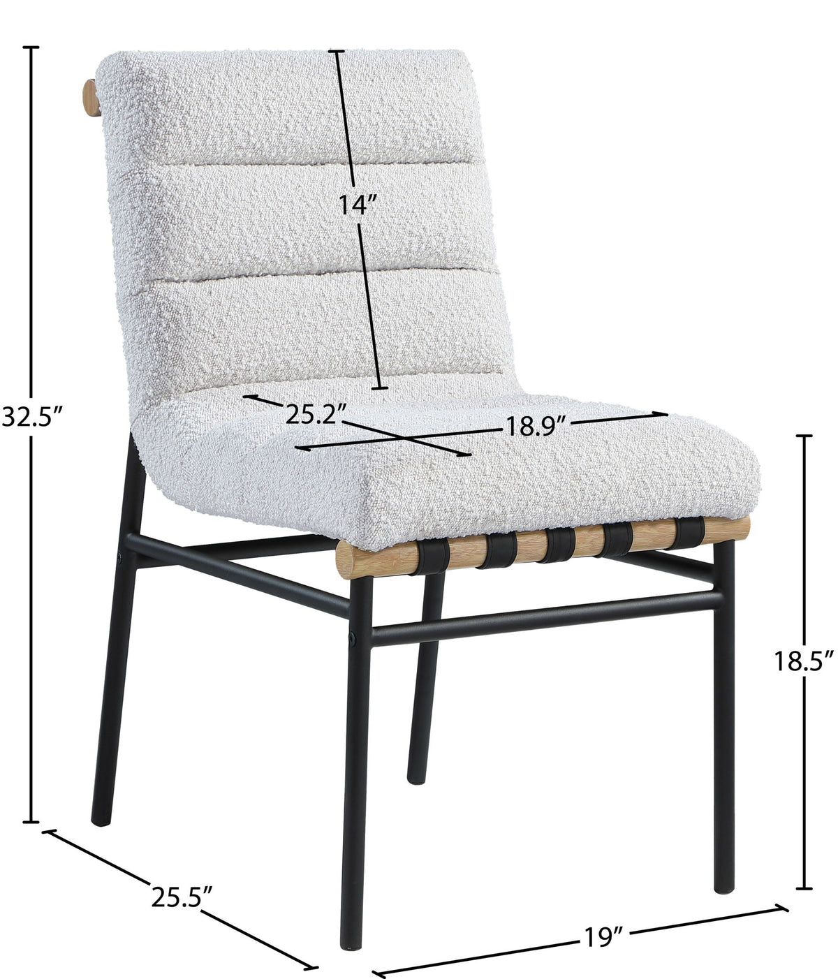 Burke - Dining Chair (Set of 2) - Cream