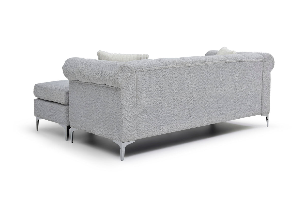 Sammy - Sofa Chaise - Gray