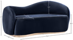 Gustavo - Velvet Upholstered Loveseat
