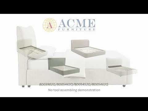 Cheryl - Upholstered Chenille Bed