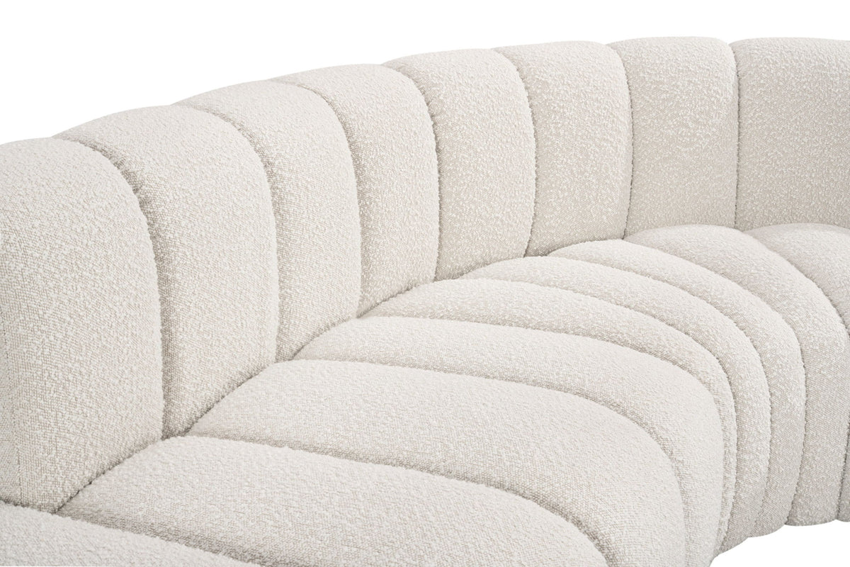 Arc - Boucle Fabric 7 Piece Modular Sofa
