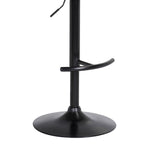 Larisa - Adjustable  Wood Bar Stool - Walnut