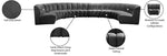 Infinity - 8 Piece Velvet Modular Sectional