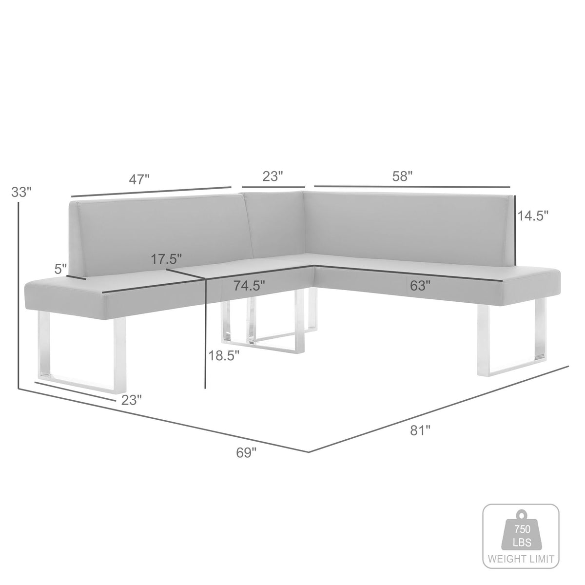 Amanda - Corner Sofa