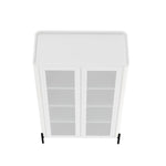 Abbey - Bookcase Cabinet - White