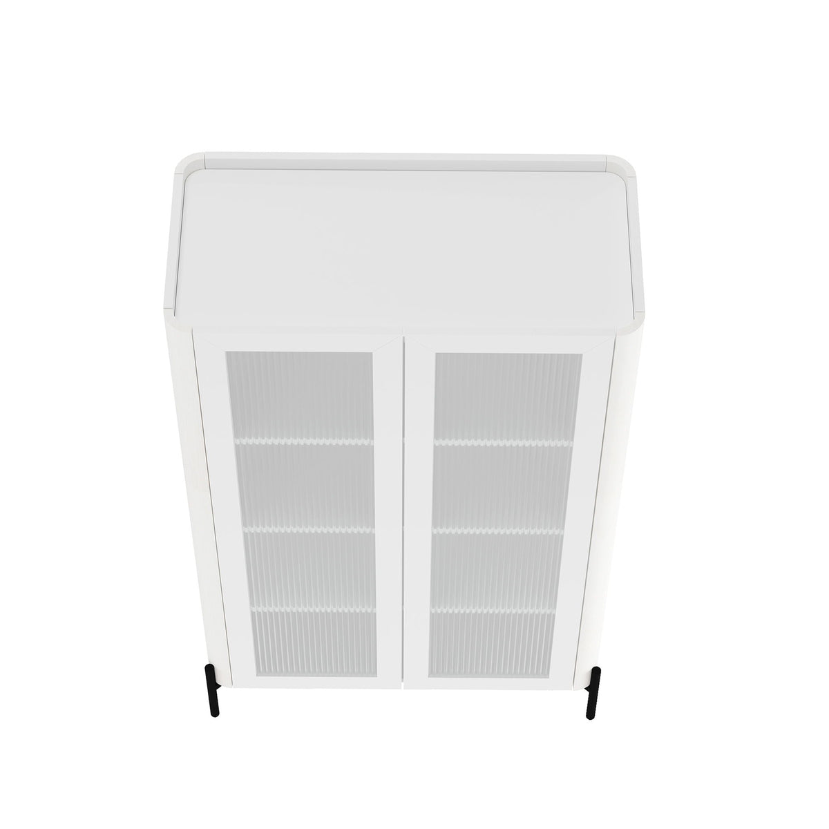 Abbey - Bookcase Cabinet - White