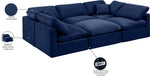 Indulge - Velvet 6 Piece Modular Sectional