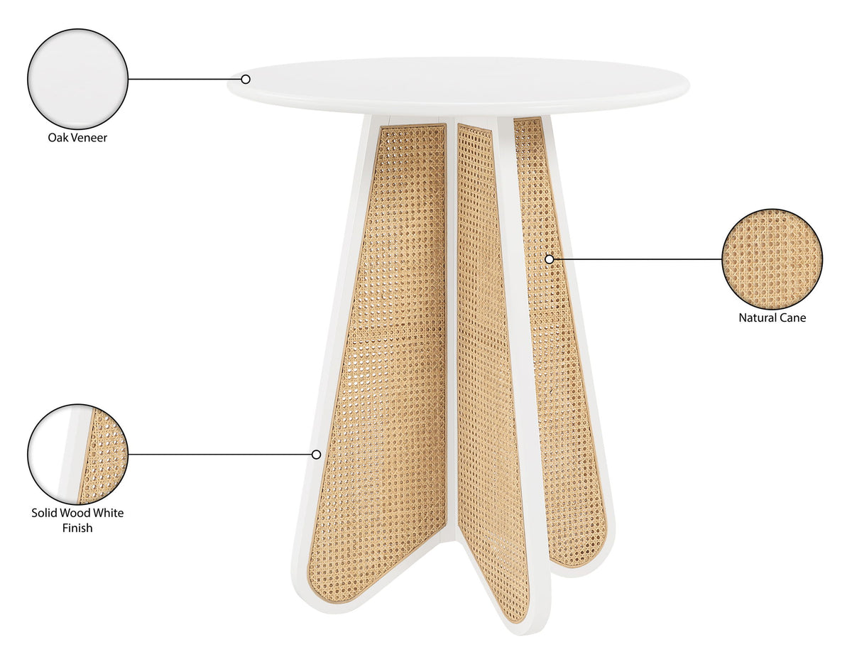 Butterfly - Solid Wood And Natural Cane Table
