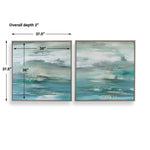 Tranquil State Of Mind - Framed Canvases (Set of 2)