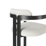 Jazmin - 3-Piece Outdoor Bar Height Bistro Dining Set - White / Black