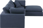 Comfy - 4 Piece Linen Fabric Modular Sectional With Chaise