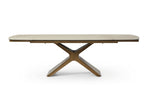 9368 - Dining Table With Extensions - Taupe