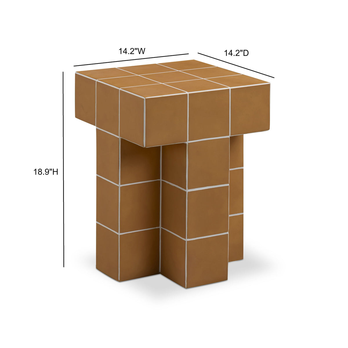 Alma - Tile Concrete Indoor/Outdoor Side Table