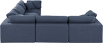 Comfy - 5 Piece Linen Modular Corner Sectional