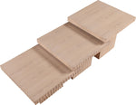 Spencer - Oak Veneer 3 Piece Coffee Tabl