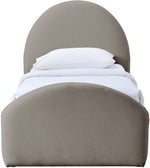 Andaz - Chenille Fabric Upholstered Trundle Bed