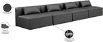 Cube - Modular 4 Seat Armless Sofa