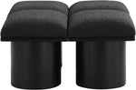 Pavilion - 4 Piece Modular Bench With Black Base