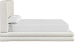 Chandra - Linen Textured Fabric Upholstered Bed