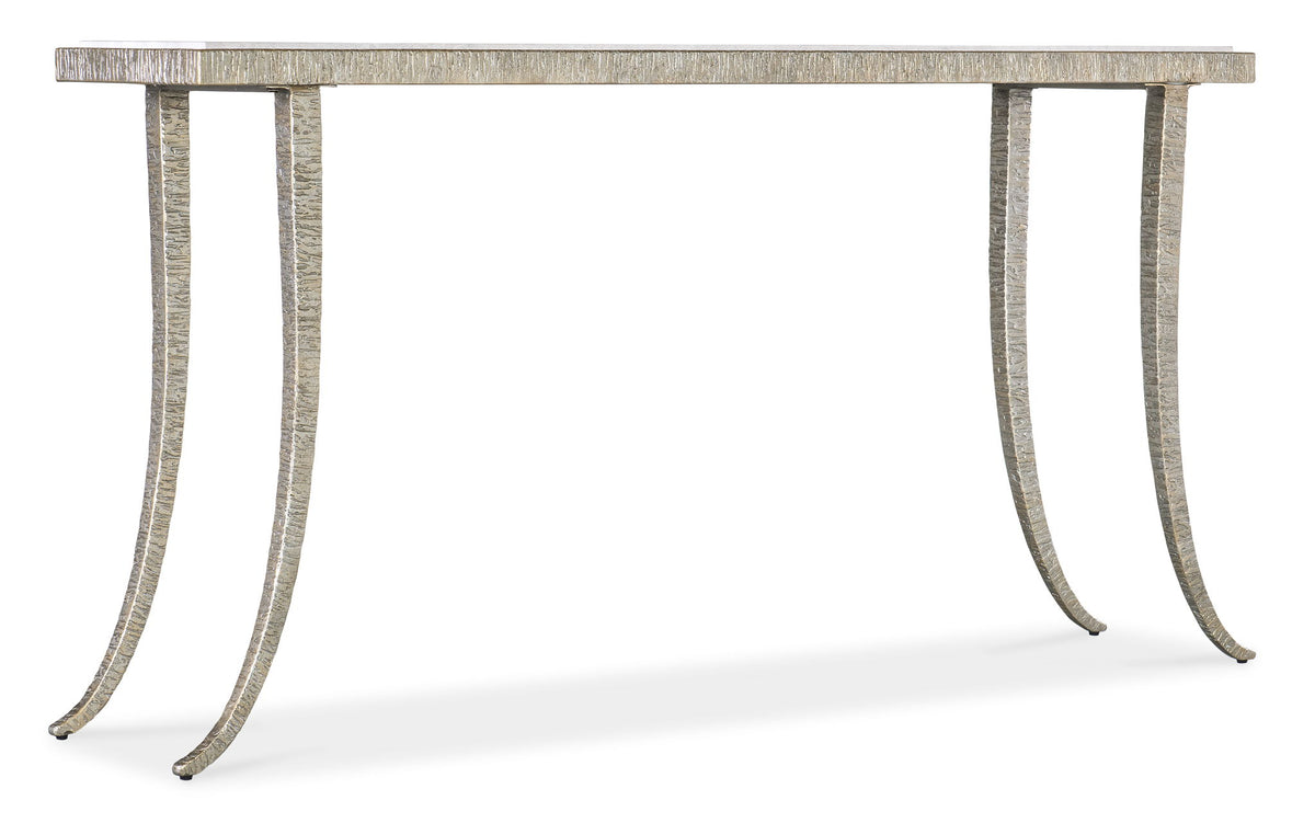 Melange - Sabre Console Table - Silver