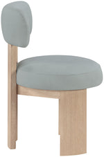 Atelier - Vegan Leather Upholstered Dining Chair (Set of 2) - Painted Natural Frame