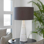 Citadel - Marble Table Lamp - White