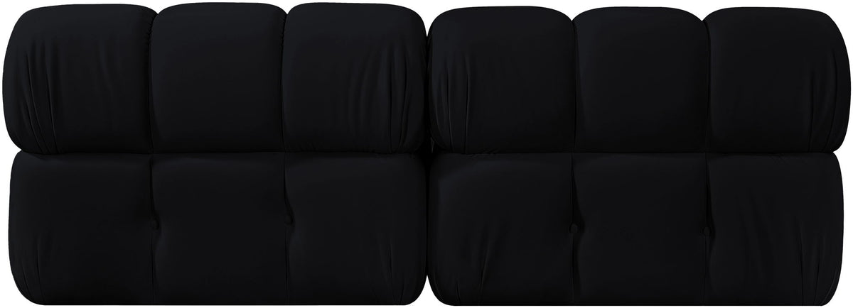Orin - Velvet Performance Fabric Upholstered 2 Piece Modular Sofa