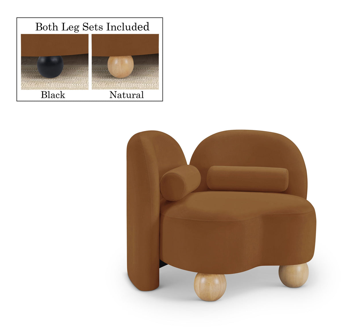 Daphne - Velvet Chair