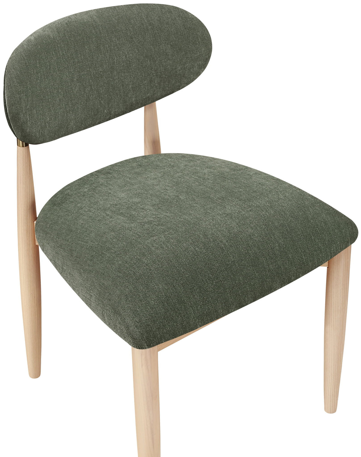 Riccio - Fabric Dining Side Chair (Set of 2) - Natural Frame