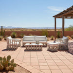 Breeze - Powder Coated Metal Outdoor Conversation Set With Cushions