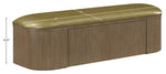 Velden - Upholstered Storage Bench With Stained Brown Base