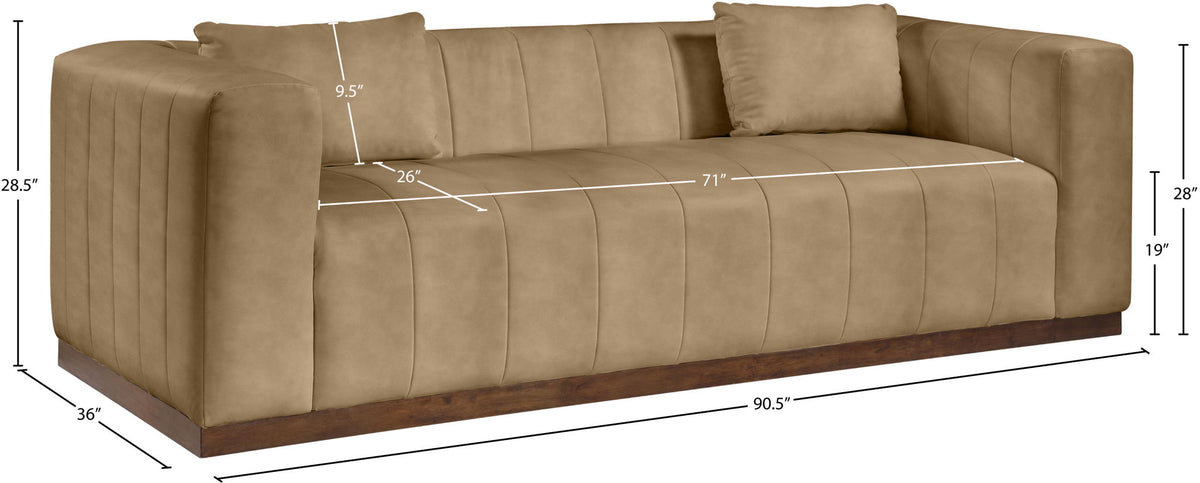 Mallina - Sofa - Tan