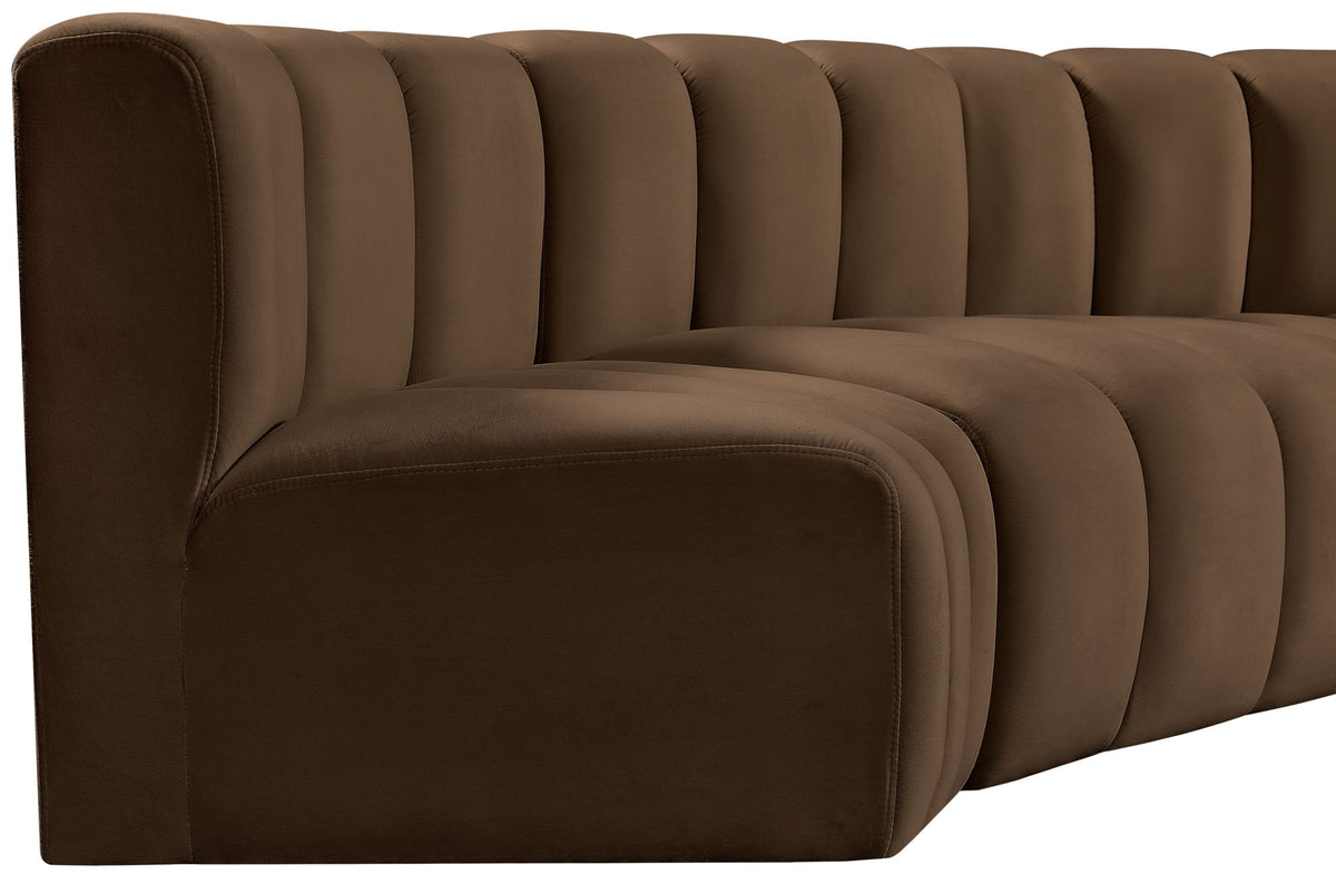 Arc - Velvet 7 Piece Modular Sofa