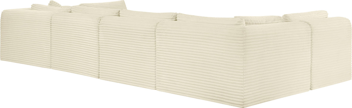 Shaggy - 6 Piece Modular U-Shaped Armless Sectional