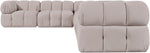Orin - L-Shaped Velvet 6 Piece Modular Sectional