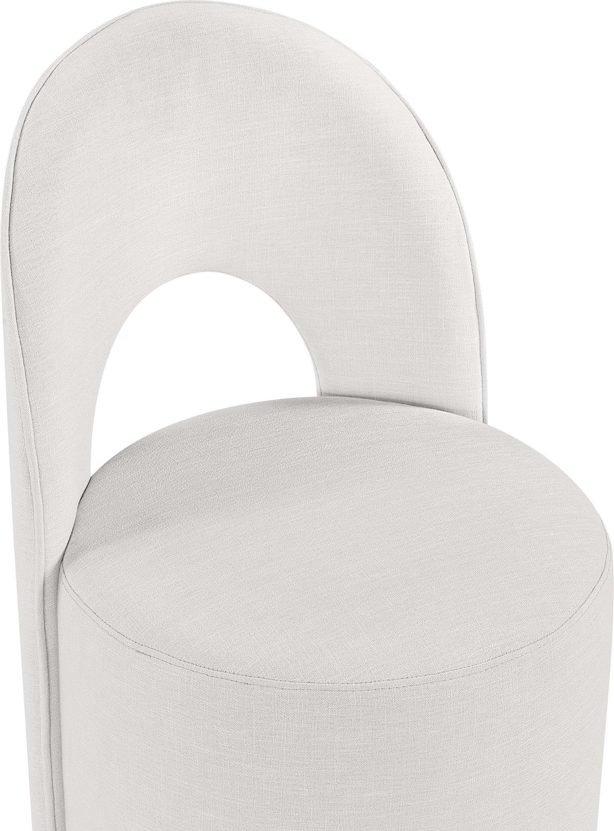 Cirelle - Linen Textured Performance Fabric Dining Chair (Set of 2)