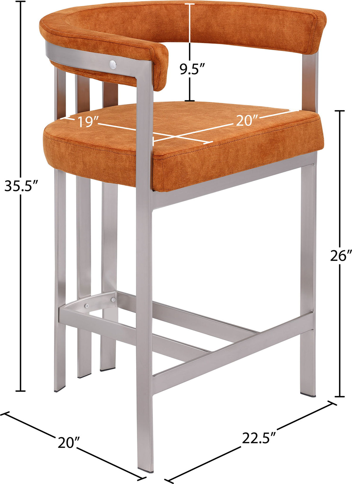 Marcello - Counter Stool (Set of 2)