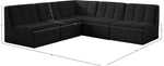 Relax - 5 Piece Modular Sectional
