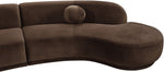 Avra - 146" Velvet Performance Fabric Upholstered Sectional