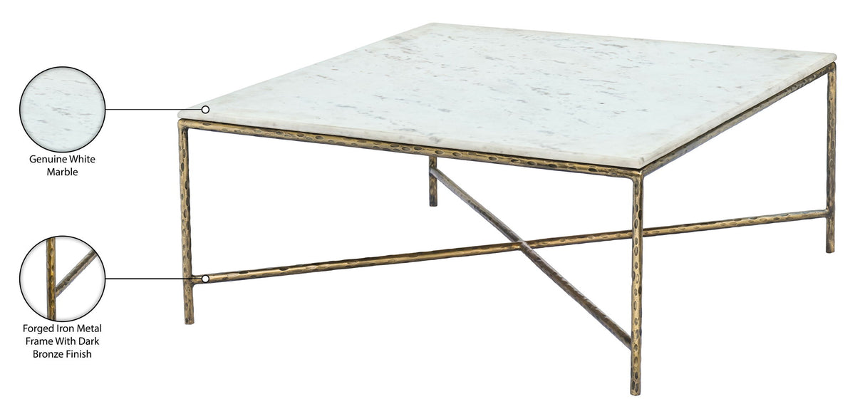 Valen - Marble And Iron Table