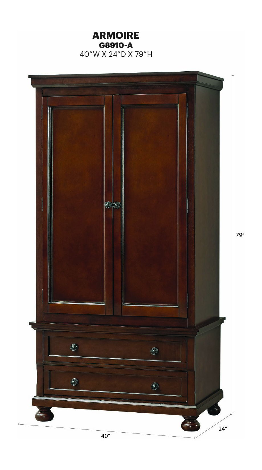 Glory Furniture - Meade - Armoire