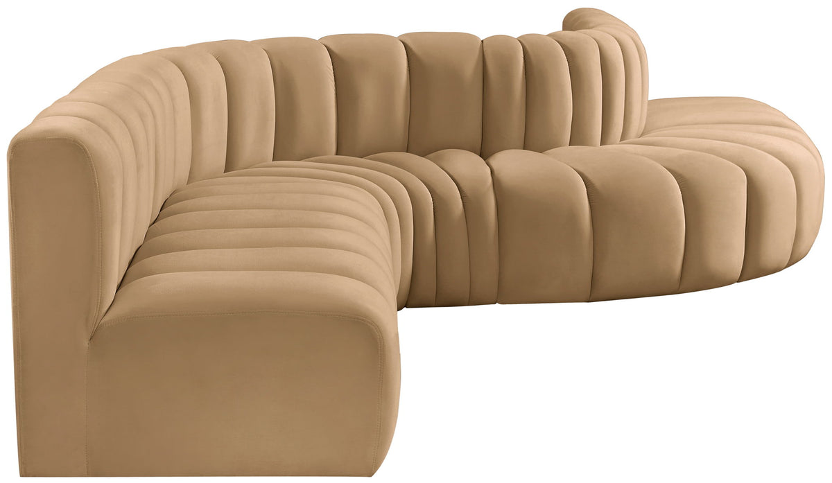 Arc - Velvet 7 Piece Modular Sofa