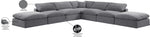Comfy - 7 Piece Velvet Modular Corner Sectional