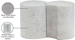 Dimple - End Table - Terazzo Finish
