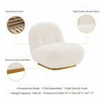 Edina - Lounge Chair - White