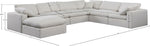 Comfy - 7 Piece Linen Modular Sectional With Chaise