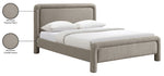 Baylor - Fabric With Interwoven Chenille Upholstered Bed