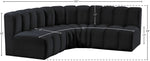 Arc - Velvet 4 Piece Corner Modular Sofa